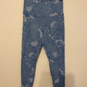 Nike Floral Blue Leggings